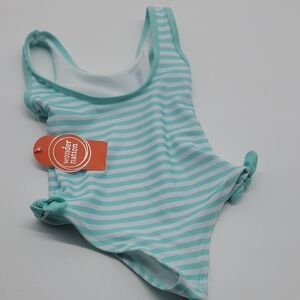 Wonder Nation Striped Swimsuit